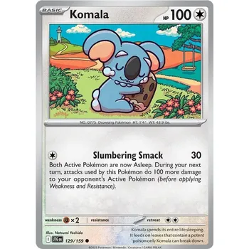 Karetní hra Komala 129/159 - Journey Together Typ karty: Reverse Holo