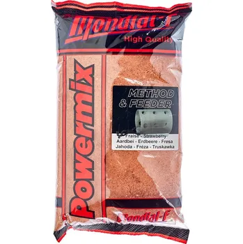 Návnadová surovina Mondial F Method & Feeder JAHODA 1kg