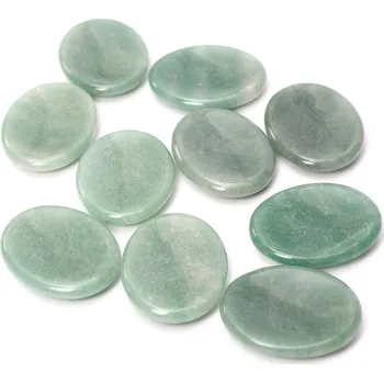 Drahý kámen Magieprirody.cz Masážní kámen Avanturin hmatka 45x35 mm #ZM37