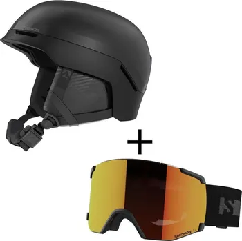 Lyžařská helma MARKER Convoy + brýle SALOMON S/view