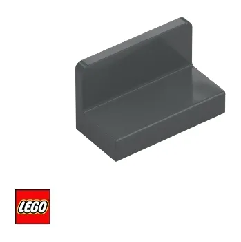 Stavebnice LEGO LEGO® Dílky LEGO PANEL 1x2 / 4865b 26169 Barva: Tmavě-Šedá 4865b