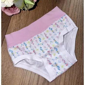 Dívčí kalhotky ALVADA B9616 bianco pink 11/12 (Velikost 140)