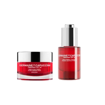 Kosmetická sada Vánoční balíček TIMEXPERT LIFT(IN) Extra Rich – Krém 50 ml, Sérum 50 ml, Necesér, Taška s kožešinou – Germaine de Capuccini Intenzivně vyživuje, zpevňuje a liftinguje pleť, obnovuje její komfort a pružnost.