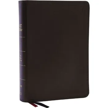 NET Bible, Full Notes Edition (NET Black Leathersoft, Comfort Print, Thumb Indexed) - Nelson, Thomas