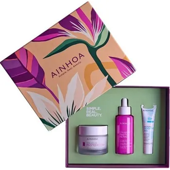 Kosmetická sada ánoční balíček Phyto Retin+ Ainhoa – Krém 50 ml, Sérum 50 ml, Gel 15 ml, taška s kožešinou – Regenerace a omlazení pleti – Regenerace, vyhlazení a omlazení pleti