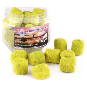 Krmiva HULÍN - DIPOVANÉ CHYTACÍ PELETY 14mm/150g - BLACK HALIBUT ANANAS