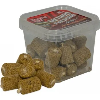 Návnadová surovina BENZAR MIX - Method PVA Bomb - ANANAS/KYSELINA MÁSLOVÁ 20ks