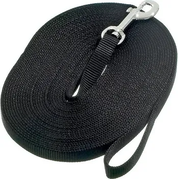 Vodítko pro psa DRLÝ STOPOVACÍ VODÍTKO S OKEM ČERNÉ Délka: 8M A10020