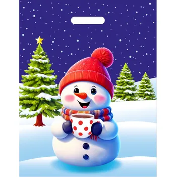 Dárková taška Taška mikulášská Luma 36 x 46cm sněhulák