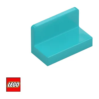 Stavebnice LEGO LEGO® Dílky LEGO PANEL 1x2 / 4865b 26169 Barva: Světle-Azurová 4865b