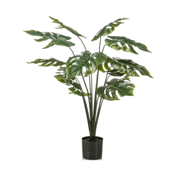 umělá květina Monstera Bush (14 lvs.) (95cm)-umělá -ý