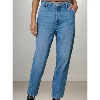 Dámské džíny Sinsay - Džíny high waist balloon - modrá - 886EV-55J - 886EV-55J-36