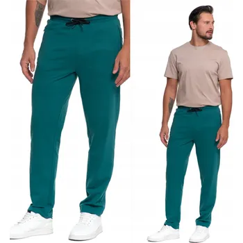 Pánské bavlněné tepláky s kapsami, rovný střih nohavic MORAJ XL