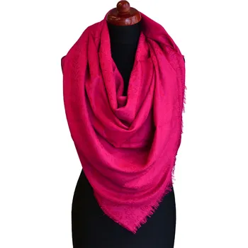 Šátek Maxi kašmírová šála - fuchsiová