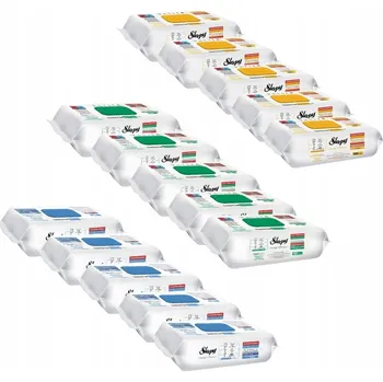 Hygienický ubrousek Vlhčené ubrousky SLEEPY z celulózy, balení ks , bílé