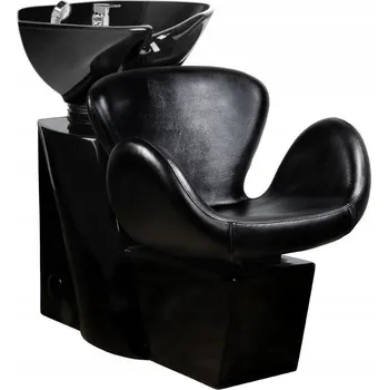 Kadeřnické křeslo Gabbiano kadeřnické mycí křeslo Amsterdam černé/černé