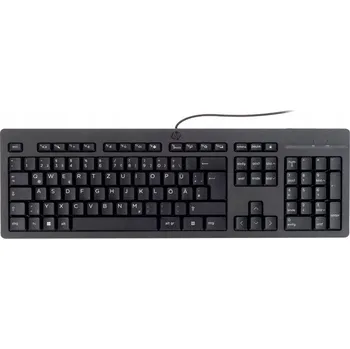 Klávesnice HP 125 DRÁTOVÁ KLÁVESNICE USB QWERTZ NĚMECKÁ TPA-P001K