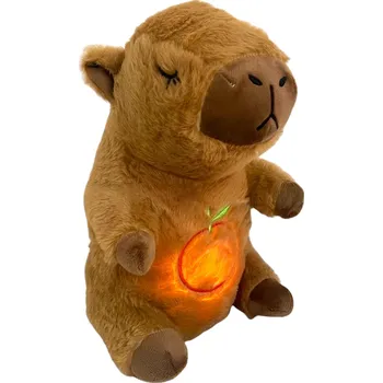 plyšák Plyšová Hračka prodyšná Kapybara se zvukem a podsvícením