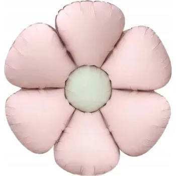 Balónek FÓLIOVÝ BALÓNEK 19" KVĚTINA PASTELOVÁ RŮŽOVÁ