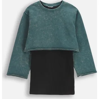 Dámské šaty Šaty pro dívku s mikinou a dlouhým rukávem, velikost 152, značka Coccodrillo ZC5