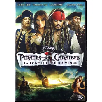 DVD film Pirates of the Caribbean: On Stranger Tides DVD