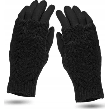 Rukavice Dámské dotykové rukavice pro telefon, smartphone - černé