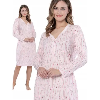 Dámská noční košile Leveza URSULA - dámská košile noční - pastelová elegance L