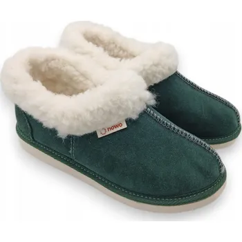 Dámské pantofle Dámské Pantofle z Přírodní Vlny Teplé Pohodlné Pantofle Velikost 40