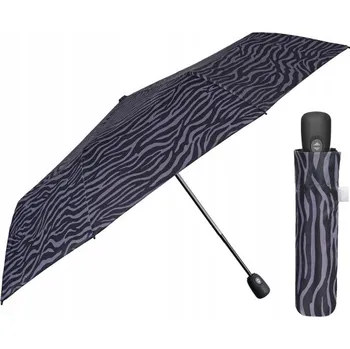 Deštník Perletti automatický skládací deštník s pouzdrem, černý