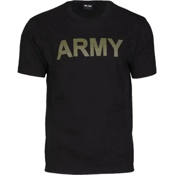 Pánské tričko Mil-Tec Tričko "ARMY" Černé 3XL