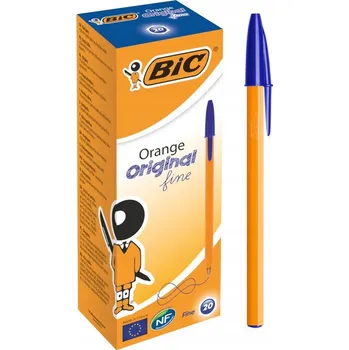 Klasická PROPISKA Modrá náplň BIC tradiční propisky SADA 20 Kusů