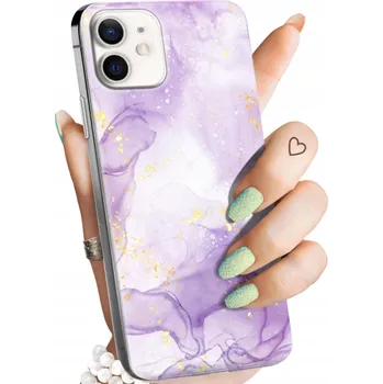 Pouzdro na mobilní telefon Zadní Kryt Hello Case pro Apple iPhone 12 mini fialový