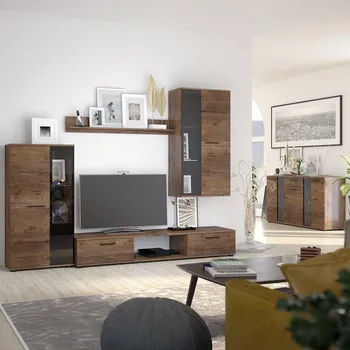 Obývací stěna Obývací stěna SALSA + komoda | 235 cm + 140 cm | lefkas