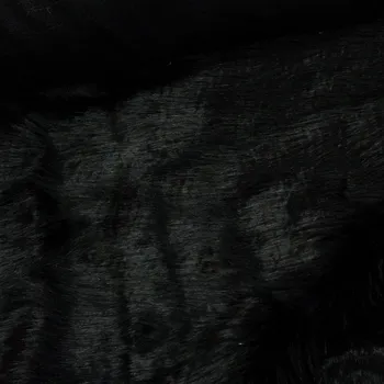 TextilCentrum.cz umělá kožešina černá metráž