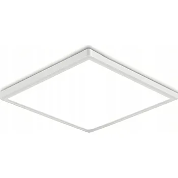 Čtvercová Stropní Svítidlo Tealight 40 x 40 cm bílá