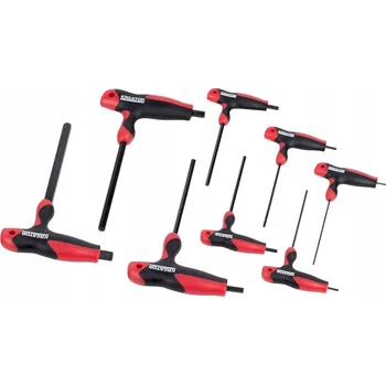 Klíč Sada ks Imbusové klíče T-rukojetí, ergonomické rukojeti KREATOR CrV
