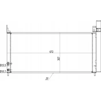 Výparník klimatizace Hart 614 569 Kondenzátor klimatizace