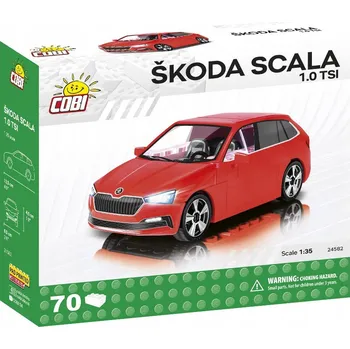 Stavebnice COBI Stavebnice Cobi Škoda Scala 1.0 TSI 24582 1:35 70 dílků