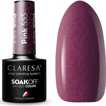 Lak na nehty Claresa SoakOff č. 553 5 ml hybridní lak na nehty