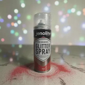 Barva ve spreji JENOLITE Bezbarvý lak ve spreji s třpytkami se třpytkami 400 ml