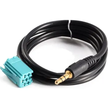 AUX JACK Adaptér Kabel MINI ISO RENAULT Carminat