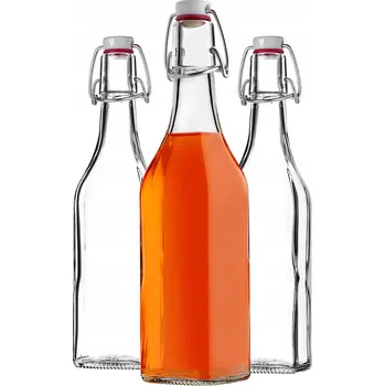 Láhev Skleněná láhev Kadax 500 ml s mechanickým uzávěrem