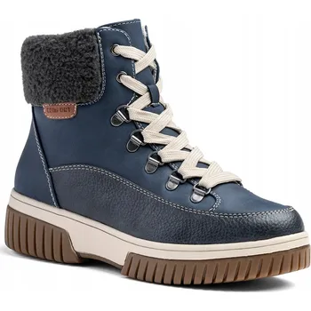 Dámská zimní obuv Wojtyłko dámské kotníkové boty s plochým podpatkem, velikost 38