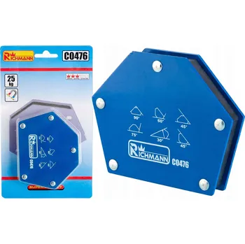 Úhloměr RICHMANN Magnet úhlový šestihranný | 25 kg