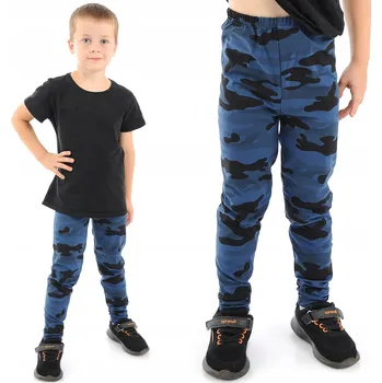 Dívčí legíny Chlapecké legíny Dlouhé kalhoty Džíny Maskáčový 128