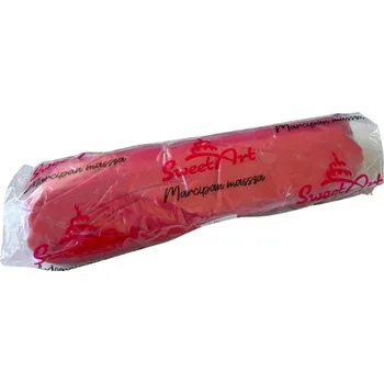 SweetArt Marcipánová hmota červená 15% mandlí (0,5 kg) ♡