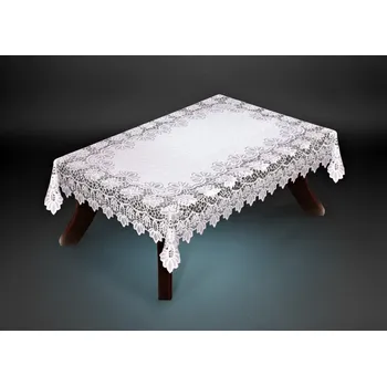 ubrus Žakárový ubrus TREYSY více rozměrů bílá MyBestHome Rozměr: 150x100 cm