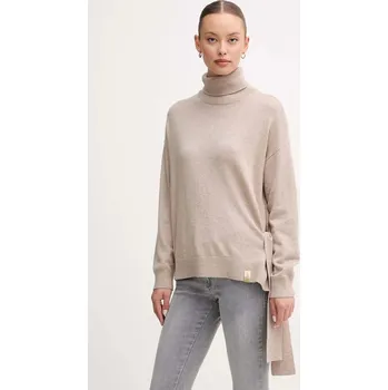 Dámský svetr Svetr s příměsí vlny Gaudi 521FD53002 béžová 80X, vel. S