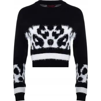 Dámský svetr Guess dámský svetr vícebarevný klasický do pasu velikost S