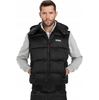 Pitbull pánská vesta Walpen černá, velikost M